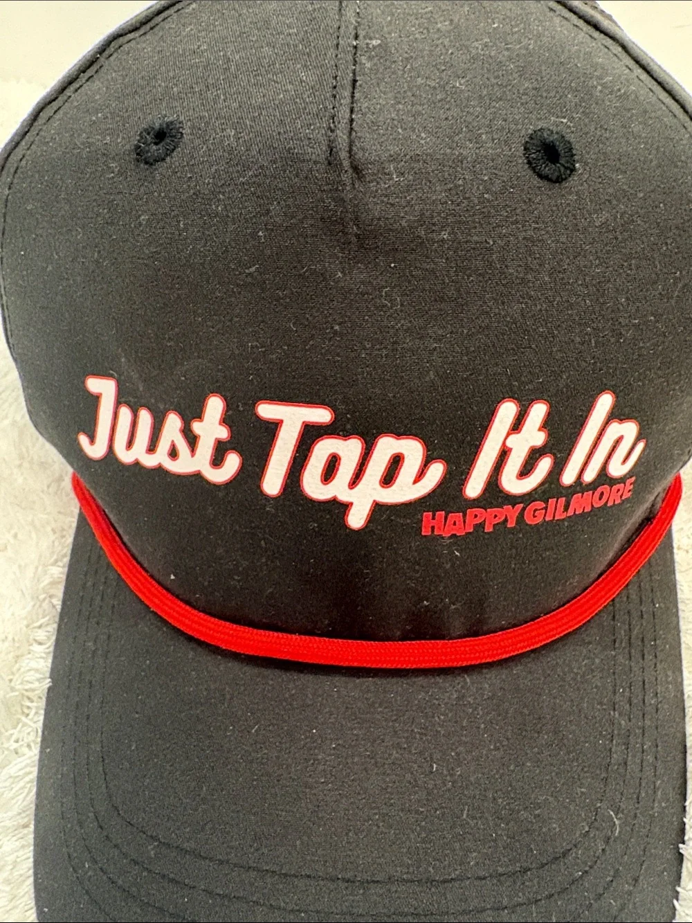 New! Happy Gilmore Black Baseball Cap
